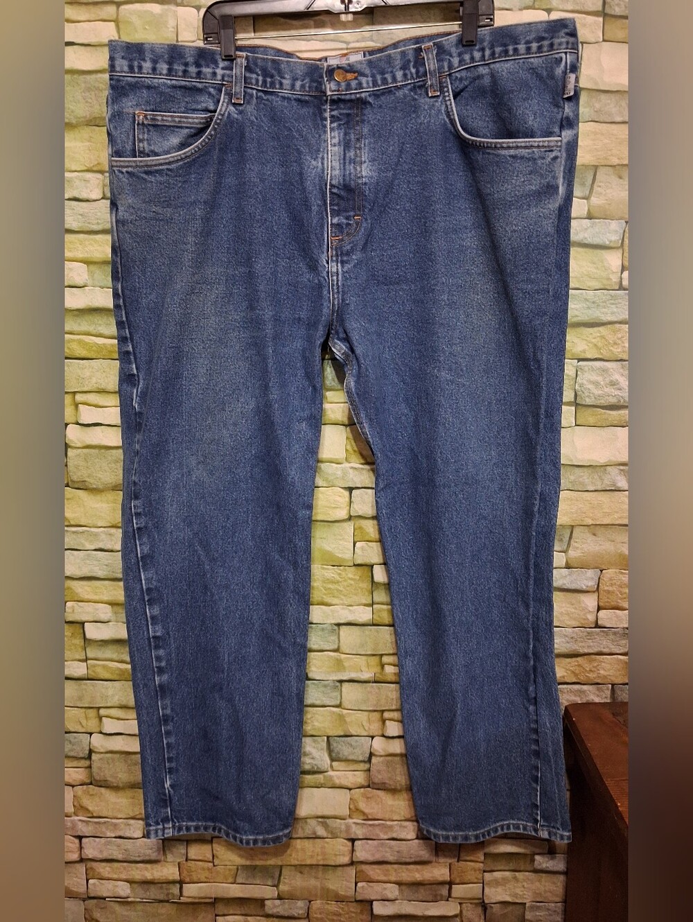 Tyndale FR Men's Flame Resistant Denim Work Jeans 46x32, Industrial Utility